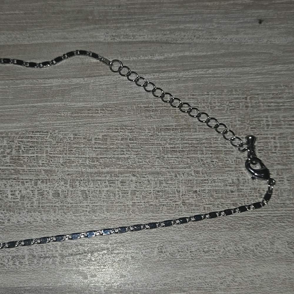 Blue Dodgers Necklace With Bling - Picture 3 of 5